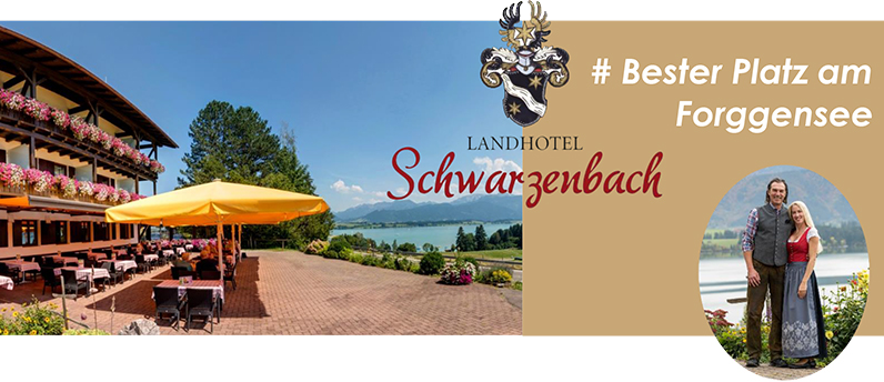 Landhotel Schwarzenbach - Bester Platz am Forggensee